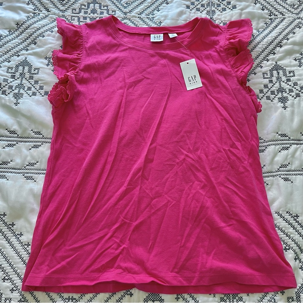 GAP Bright Pink Crew Neck Tee